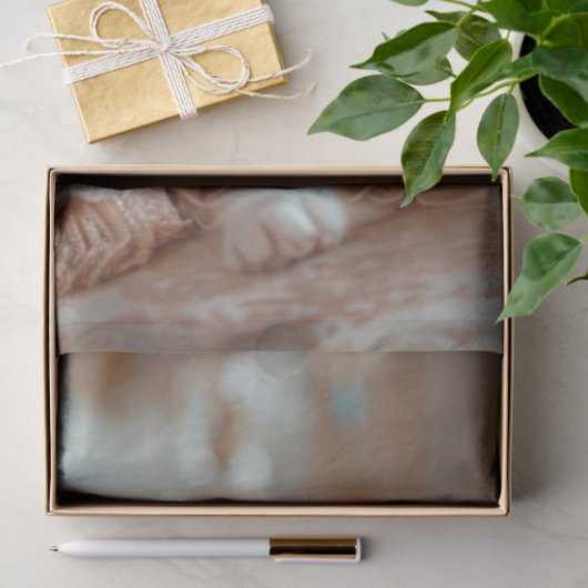 Decoupage Luxueuze Cat Pink Frilly Jurk Tissuepapier (Geschenk)