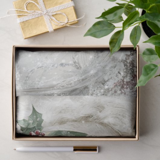 Decoupage Magisch Witte Paard Winter Wonderland Tissuepapier (Geschenk)