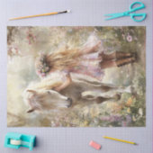 Decoupage Magische Lelie Haar Paard Luna in Meadow Tissuepapier (Craft)