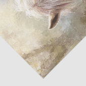 Decoupage Magische Lelie Haar Paard Luna in Meadow Tissuepapier (Detail)