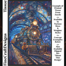 Decoupage Magische Stoomtrein Nep Mozaïek 065