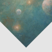 Decoupage magische wereld van muis in het universu tissuepapier (Detail)