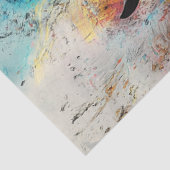 Decoupage Majestic Black Horse & Rider Vibrant Tissuepapier (Detail)