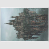 Decoupage Majestic Castle Middeleeuws Fort Tissuepapier (Voorkant)