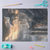 Decoupage Majestic Creature in de Romeinse archite Tissuepapier (Craft)