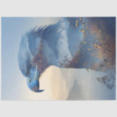 Decoupage Majestic Eagle Double Exposure Bergen Tissuepapier (Voorkant)