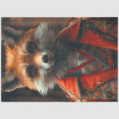 Decoupage Majestic Fox Regal Flair Tissuepapier (Voorkant)