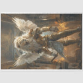 Decoupage Majestic Guardian Leeuw Tissue Paper Tissuepapier (Voorkant)