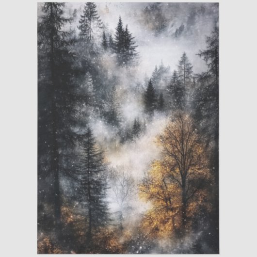 Decoupage Majestic Irish Mountain Range Tissuepapier (Voorkant)