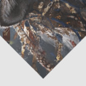 Decoupage Majestic Royal Lion in Armor Tissuepapier (Detail)