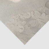 Decoupage Majestic Witte Leeuwin Ornamenten & Goud Tissuepapier (Detail)