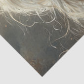 Decoupage Majestic Witte Paard Veld van Bloemen Tissuepapier (Detail)