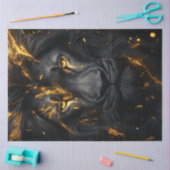 Decoupage majestueuze leeuw met mystieke effecten tissuepapier (Craft)