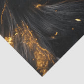 Decoupage majestueuze leeuw met mystieke effecten tissuepapier (Detail)