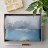 Decoupage Majestueuze Zwitserse Alpen Sneeuwbergen Tissuepapier (Geschenk)