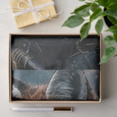 Decoupage Medieval Archer Fox Warrior  Tissuepapier (Geschenk)