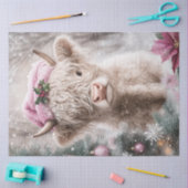 Decoupage Meisje Gekleed Kerst Kleding Tissuepapier (Craft)
