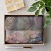 Decoupage Meisje Gekleed Paaszondag Pastelkleuren Tissuepapier (Geschenk)