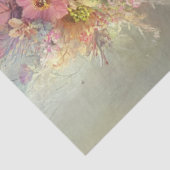 Decoupage Meisje Gekleed Paaszondag Pastelkleuren Tissuepapier (Detail)