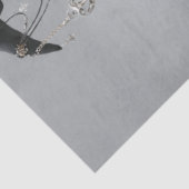 Decoupage Meisje Punk Rock Singer Concert Tissuepapier (Detail)