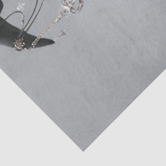 Decoupage Meisje Punk Rock Singer Concert Tissuepapier (Detail)