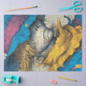 Decoupage Melancholy Scarecrow Portret Rustiek Tissuepapier (Craft)