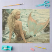 Decoupage Mermaid Above the Whispering Waves Tissuepapier (Craft)