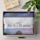 Decoupage Mermaid Purple Iridescent Tail 16x20  Tissuepapier (Geschenk)