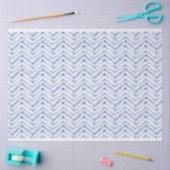 decoupage met blauw chevron-patroon tissuepapier (Craft)