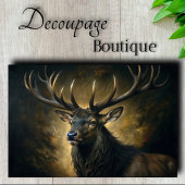 decoupage met edele geest tissuepapier