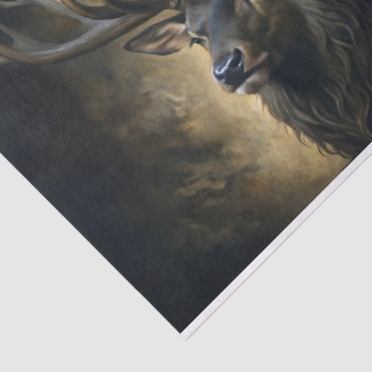 decoupage met edele geest tissuepapier (Detail)