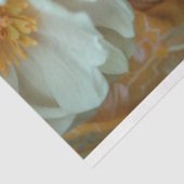 Decoupage met gouden bloemhoofddeksel tissuepapier (Detail)