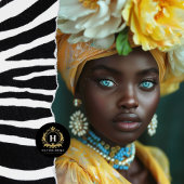 Decoupage met gouden bloemhoofddeksel tissuepapier