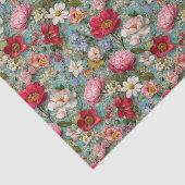 Decoupage met oude wilde bloemen tissuepapier (Detail)