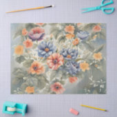 Decoupage met Pastel Bloementuin Tissuepapier (Craft)