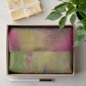 Decoupage met regenboogpauw display tissuepapier (Geschenk)