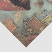 Decoupage met Roodkapje-thema Tissuepapier (Detail)