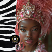 Decoupage met roze veren hoofdtooi tissuepapier