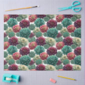 Decoupage met vetplantpatroon tissuepapier (Craft)
