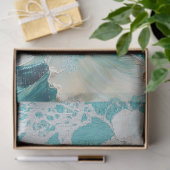 Decoupage met vintage bloemen tissuepapier (Geschenk)