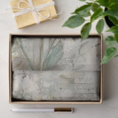 Decoupage met vintage Hortensia & Vlinder Ephemera Tissuepapier (Geschenk)