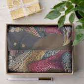 Decoupage Metallica Turkey Feathers Funk Band Tissuepapier (Geschenk)