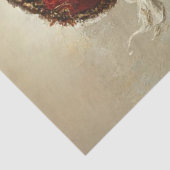 Decoupage Mexicaanse Kerstman spelen gitaar Tissuepapier (Detail)