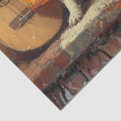 Decoupage Mexican Chihuahua Fur Feathers Funk  Tissuepapier (Detail)