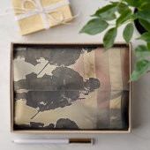 Decoupage Militaire Patriottische Soldaat Opstelli Tissuepapier (Geschenk)