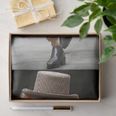 Decoupage Mode Runway Standaard Poedel in Stijl Tissuepapier (Geschenk)