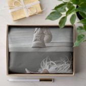 Decoupage Mode Show White Cat White Outfit Tissuepapier (Geschenk)