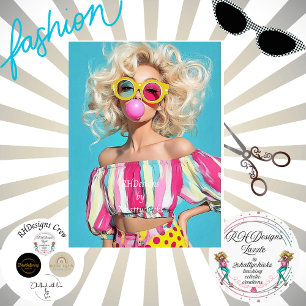 Decoupage Modieuze Chic Bold Stripes & Stippen Tissuepapier