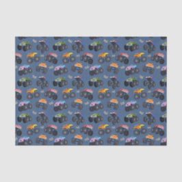 Decoupage Monster Trucks Verjaardagsfeest Tissuepapier