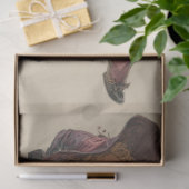 Decoupage Mooie Heks Vliegende Broomstick Kant Tissuepapier (Geschenk)